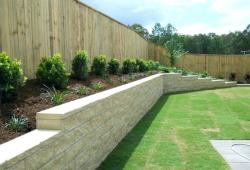 Pool Retaining Wall